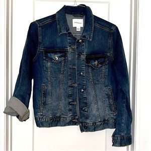 Daily Ritual Women's Denim Jacket, Large, Medium Wash